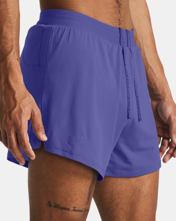 Men's UA Launch Elite 5" Shorts, Purple, pdpMainDesktop image number 3